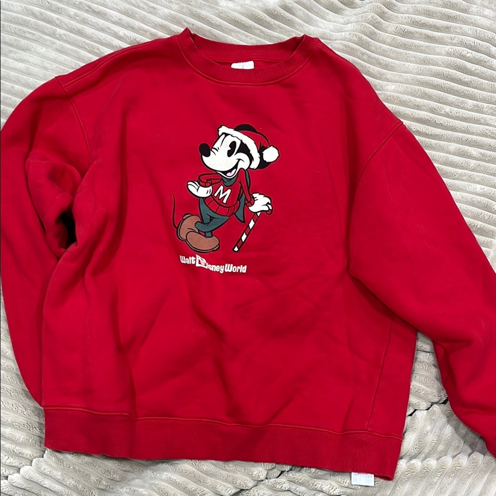 Disney Red Mickey Mouse Sweater